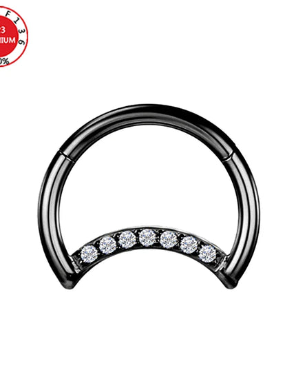 Septum Piercing Nose Ring for Women Piercing for The Ears Tragus Lip Zircon Jewelry Ladies Sexy Perforated Labret Body Jewelry