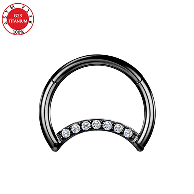 Septum Piercing Nose Ring for Women Piercing for The Ears Tragus Lip Zircon Jewelry Ladies Sexy Perforated Labret Body Jewelry
