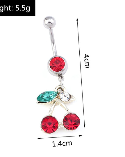 Cute Christmas Tree Belly Button Rings for Women Sexy Piercing Body Jewelry Navel Rings Girls Party Festival Jewelry Gifts