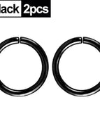 Black-2pcs / Size 8mm