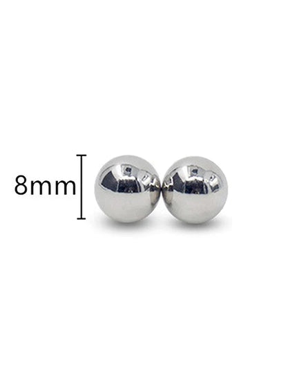 1 Pair Non Piercing Powerful Magnet Nipple Piercing Women Balls Clamps Strong Magnetic Bondage Sexy Body Piercing For Couple