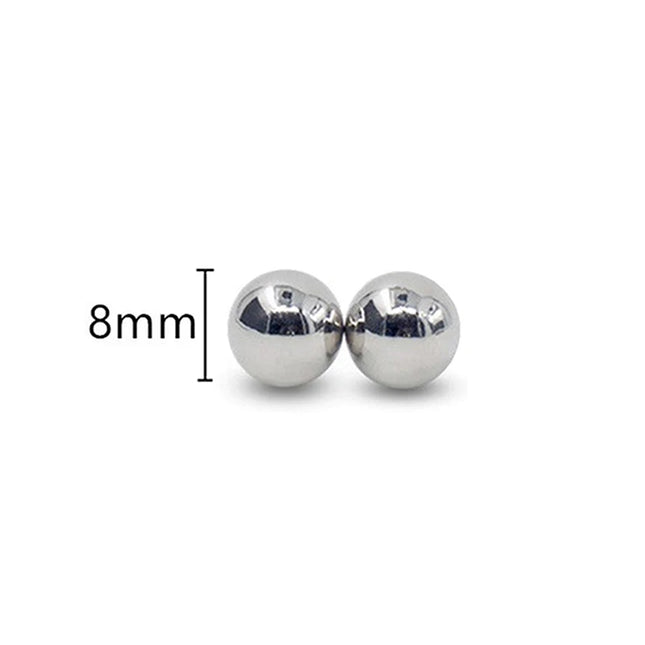 1 Pair Non Piercing Powerful Magnet Nipple Piercing Women Balls Clamps Strong Magnetic Bondage Sexy Body Piercing For Couple