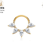 Gold Color 2 / Nose Rings & Studs / China Mainland|16G 1.2x8mm|Face|Round