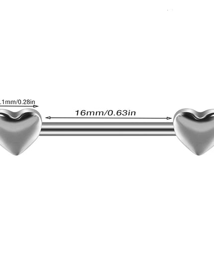 2PC G23 Titanium Goth 14G Circular Nipple Shield CZ Clicker Jewelry Round Nipple Ring Barbell Piercing Jewelry For Women Girls