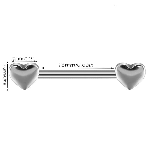 2PC G23 Titanium Goth 14G Circular Nipple Shield CZ Clicker Jewelry Round Nipple Ring Barbell Piercing Jewelry For Women Girls