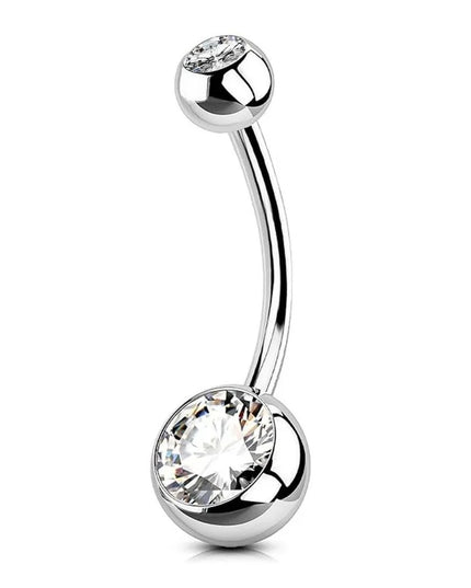 Fashion Titanium Material Belly Button Rings Curved Dangle Design Navel Piercing Belly Rings Body Piercing