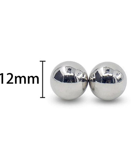 1 Pair Non Piercing Powerful Magnet Nipple Piercing Women Balls Clamps Strong Magnetic Bondage Sexy Body Piercing For Couple