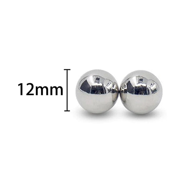 1 Pair Non Piercing Powerful Magnet Nipple Piercing Women Balls Clamps Strong Magnetic Bondage Sexy Body Piercing For Couple