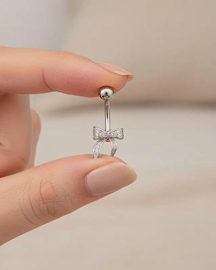 Bow Belly Button Ring Navel Piercing Sexy Belly Rings Body Piercing Navel Rings