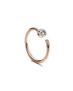 Rose Golden / Nose Rings & Studs / Size 0.8cm|Face