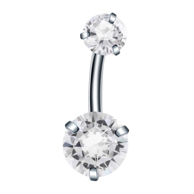 1Pc Surgical Steel Belly Button Ring Navel Nombril Piercing CZ Belly Ring Sexy Women Belly Piercing Body Jewelry Ombligo 14G