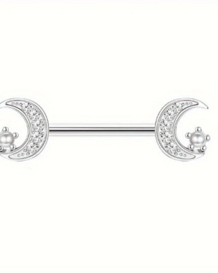 Drperfect Stainless Steel Nipple Rings Belly Button Rings for Women Butterfly Nipple Rings Belly Ring  Nipple Piercing Jewelry