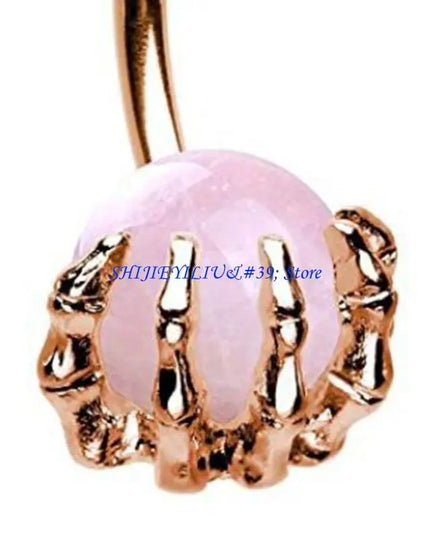 E21F Surgical Steel Belly Button Rings Colorful Gemballs Navel Rings Piercing Jewelry