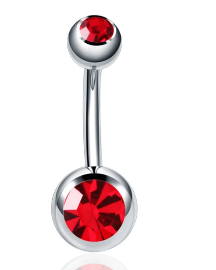 1PC Stainless Steel Belly Button Piercing Body Jewelry Women Cubic Zirconia Drop Dangle Earring Navel Piercing ombligo