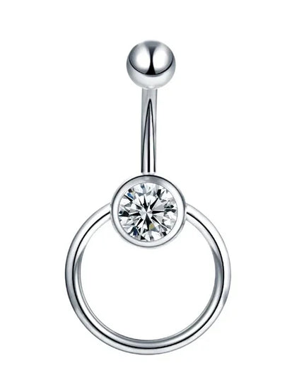 1Pc Surgical Steel Belly Button Ring Navel Nombril Piercing CZ Belly Ring Sexy Women Belly Piercing Body Jewelry Ombligo 14G