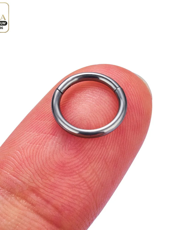 Nose Rings G23 Titanium Lip Ring For Women And Men Piercing Jewelry Hoop Earrings Mixed Color Body Clips Hinged