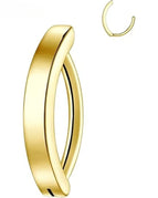 Gold / Navel & Bell Button Rings / 1.6x10mm|body|Geometric