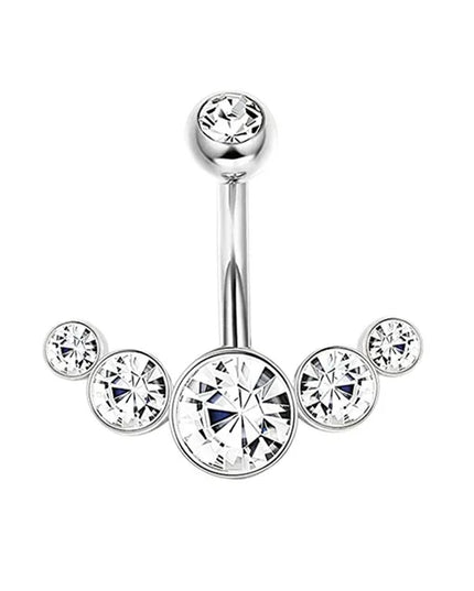 1PCS Butterfly Belly Button Piercing Jewelry 14G Heart Belly Ring Body Piercing Bee Navel Piercing Belly Bars Piercing Ombligo