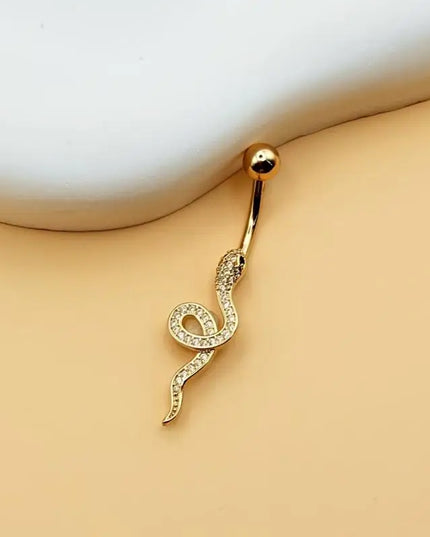 Steel Belly Button Ring Cute Devil Heart Cubic Zirconia Inlaid Hypoallergenic Navel Ring for Teen Girls Daily Use