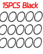 15PCS Black / 1.2x12mm