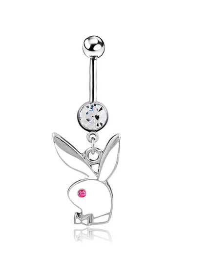Belly Button Rings for Women Bunny Navel rings Gold color Rabbit Belly Rings Gem stone Belly Piercing Jewelry Body Jewelry