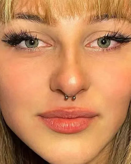 Stainless Steel Magnet Nose Ring Fake Piercing Horseshoe Rings Nose Clip Non-pierced Nose Hoop Fashion Women Men Body Jewelry