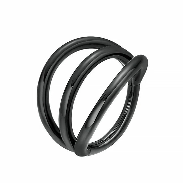 Nose Rings Hoops Double Septum Rings Cartilage Hoop Earring Piercing Nariz Open Stacked Hoop Nose Rings for Women and Men Gift