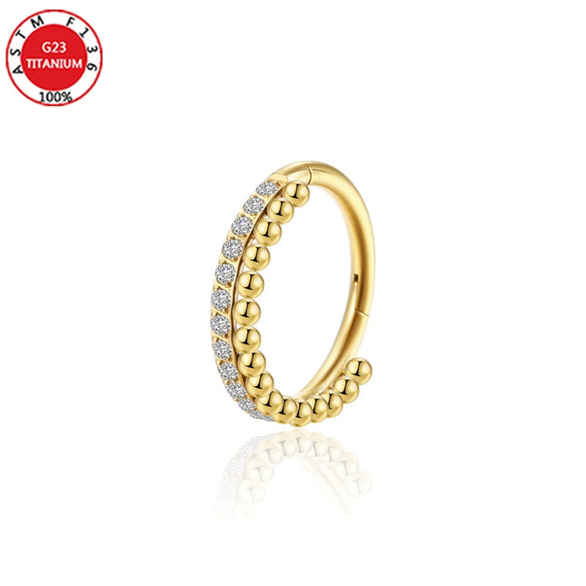 Septum Piercing Nose Ring for Women Piercing for The Ears Tragus Lip Zircon Jewelry Ladies Sexy Perforated Labret Body Jewelry