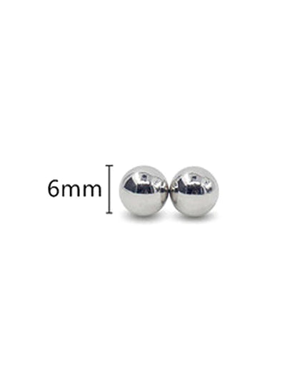 1 Pair Non Piercing Powerful Magnet Nipple Piercing Women Balls Clamps Strong Magnetic Bondage Sexy Body Piercing For Couple