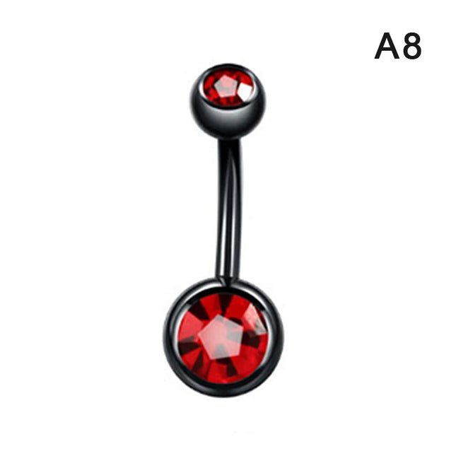 1Pcs Heart Belly Button Rings Pink 14G Women Fashion Belly Ring Dangle Cz Butterfly Punk Spider Navel Piercing Barbell Pircing