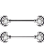 1Pair 7 / Nipple Rings / body|Geometric