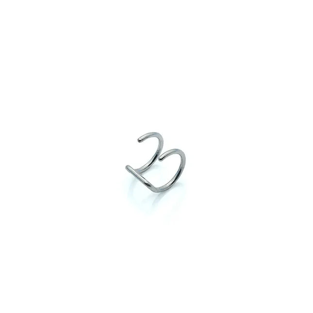Women Lips Rings Medical Titanium Steel Nose Ring Fake Nose Ring Septum Piercing Clip on Mouth Ring Fake Piercing Body Clip Hoop