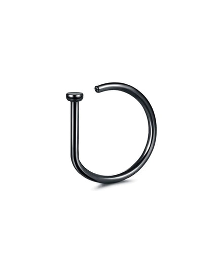 Fake Nose Ring Hoop Lip Labret Ring for Women Non Pierce Hoop Nose Ring  Septum Hoop  Ring Tragus Rook Ring Non Piercing Jewelry