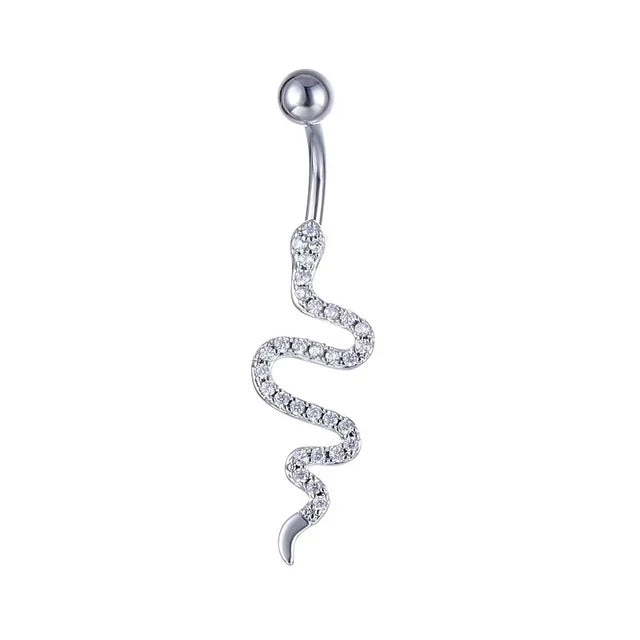 1PCS Bat Belly Button Piercing Jewelry 14G Claw Belly Ring Body Piercing Bee Navel Piercing Heart Belly Bars Piercings Ombligo