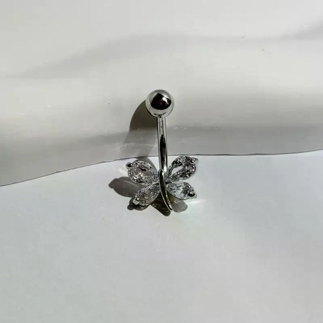 Bow Belly Button Ring Navel Piercing Sexy Belly Rings Body Piercing Navel Rings