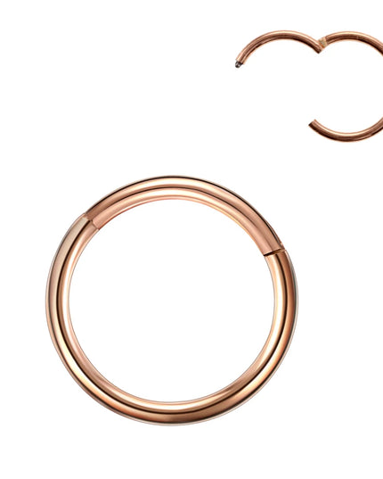 6/8/10/12mm Stainless Steel Nose Rings Hoop for Women Men 18G 16G Cartilage Piercing Body Jewelry Segment Lip Ring