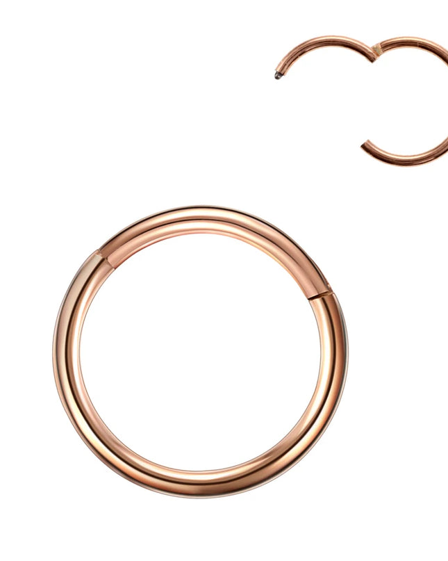 6/8/10/12mm Stainless Steel Nose Rings Hoop for Women Men 18G 16G Cartilage Piercing Body Jewelry Segment Lip Ring