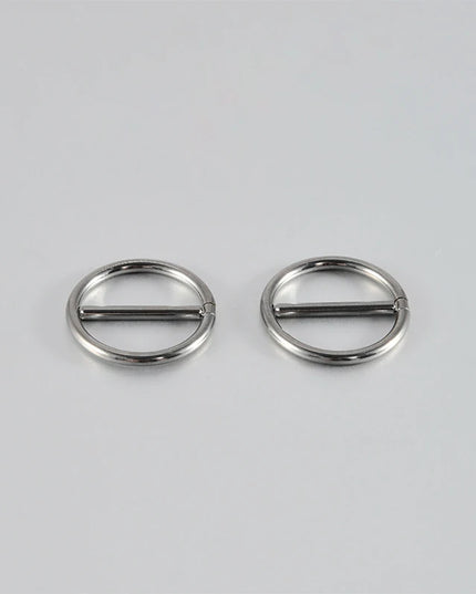2PC G23 Titanium Goth 14G Circular Nipple Shield CZ Clicker Jewelry Round Nipple Ring Barbell Piercing Jewelry For Women Girls