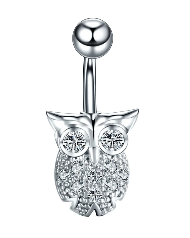 1Pc Surgical Steel Belly Button Ring Navel Nombril Piercing CZ Belly Ring Sexy Women Belly Piercing Body Jewelry Ombligo 14G