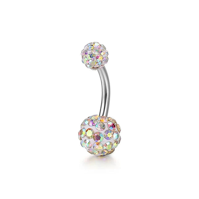 1PC Heart Belly Button Ring JewelryNavel Pircing Umbilical Pircing  Ring Navel Piercing Ring Cooper Belly Button Piercing Ring