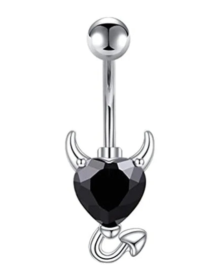 1PCS Bat Belly Button Piercing Jewelry 14G Claw Belly Ring Body Piercing Bee Navel Piercing Heart Belly Bars Piercings Ombligo