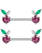 3459-SR / Nipple Rings / body|Heart