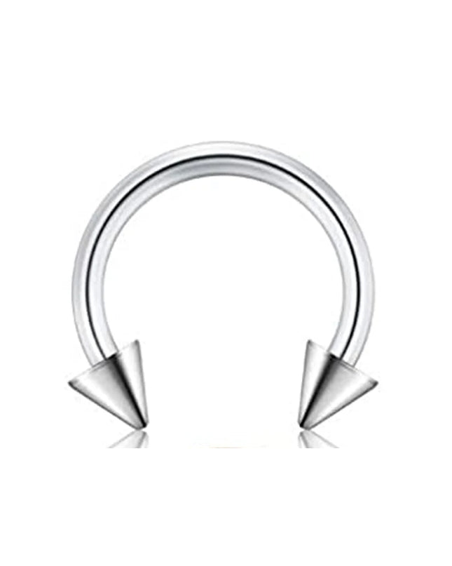 WKOUD 1Pcs Septum Rings Hoop Nose Ring Horseshoe Stainless Steel Cartilage Earrings Hoop Helix Tragus Septum Piercing Jewerly