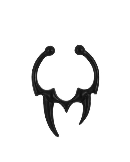 1PC Gothic Irregular Horn Nose Clip Fake Septum Piercing Non-pierced Nose Piercing Nose Ring Simple Fake Body Pircing