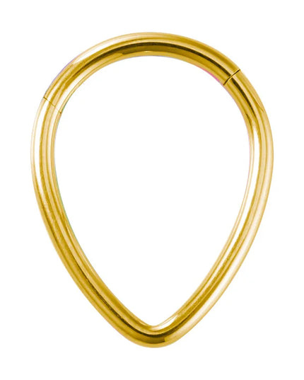 Drip nose Ring Fashion stainless steel closed ring Hinge nasal septum ear bone multi-purpose ring piercing jewelry