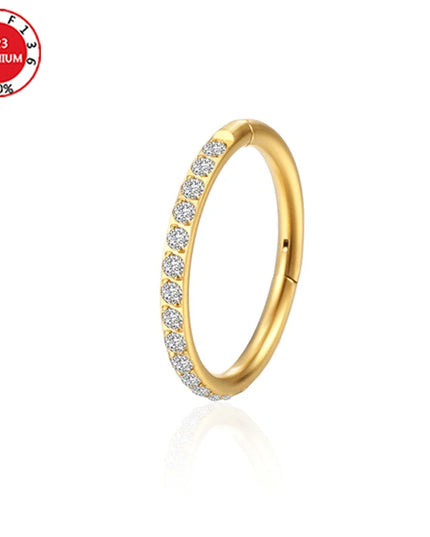 Septum Piercing Nose Ring for Women Piercing for The Ears Tragus Lip Zircon Jewelry Ladies Sexy Perforated Labret Body Jewelry