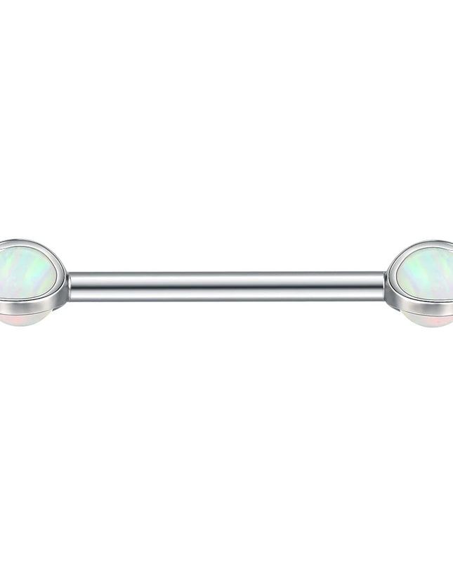 1Pc Titanium Nipple Piercing Jewelry Internally Threaded Nipple Barbell Mamilo Piercing Prong Set Heart CZ Nipple Rings Women