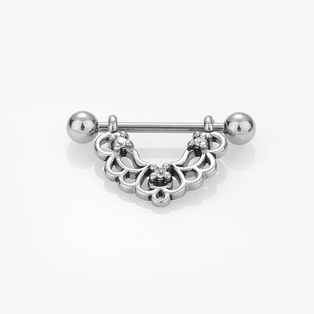 1PC Stainless Steel Matte Nipple Piercing 14G Nipple Ring Body Jewelry Bulk Tongue Piercing Lot Nipple Piercing Bar Pack