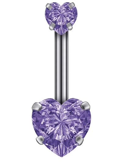 Steel Belly Button Rings for Women Girls Crystal Piercing Navel Ring Bar Drop Dangle Body Belly Navel Fashion Body Jewelry
