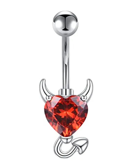 1PCS Bat Belly Button Piercing Jewelry 14G Claw Belly Ring Body Piercing Bee Navel Piercing Heart Belly Bars Piercings Ombligo
